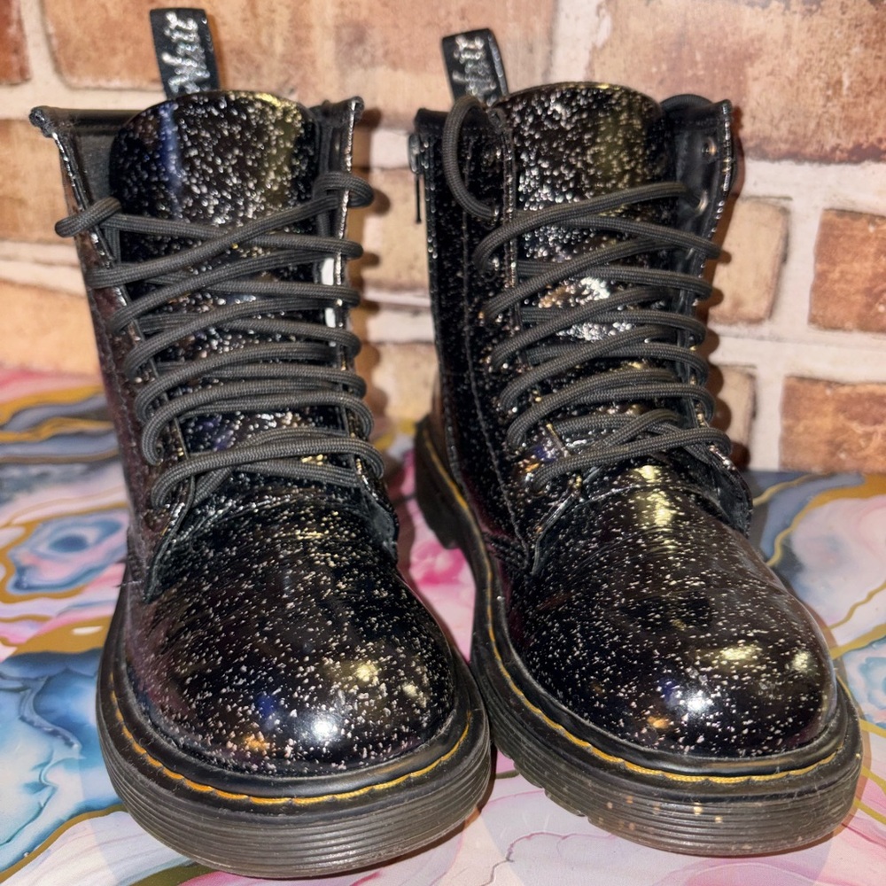 Black Glitter Dr. Martens